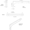 Ekena Millwork Embrey Steel Bracket, Hammered Brown 2"W x 18"D x 6 1/2"H BKTM02X18X06EBHBR - alternate 8